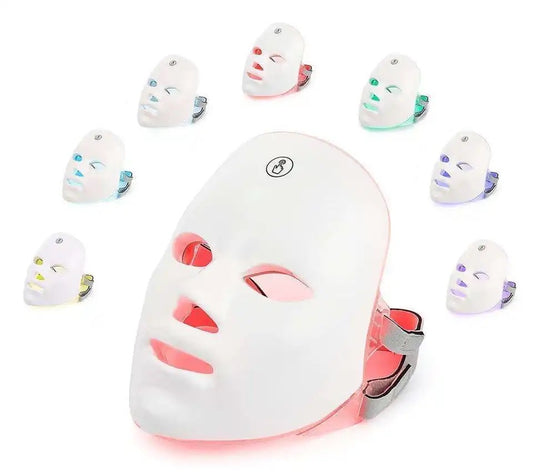 Masque blanc led anti imperfections luminothérapie