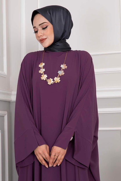 Abaya mauve