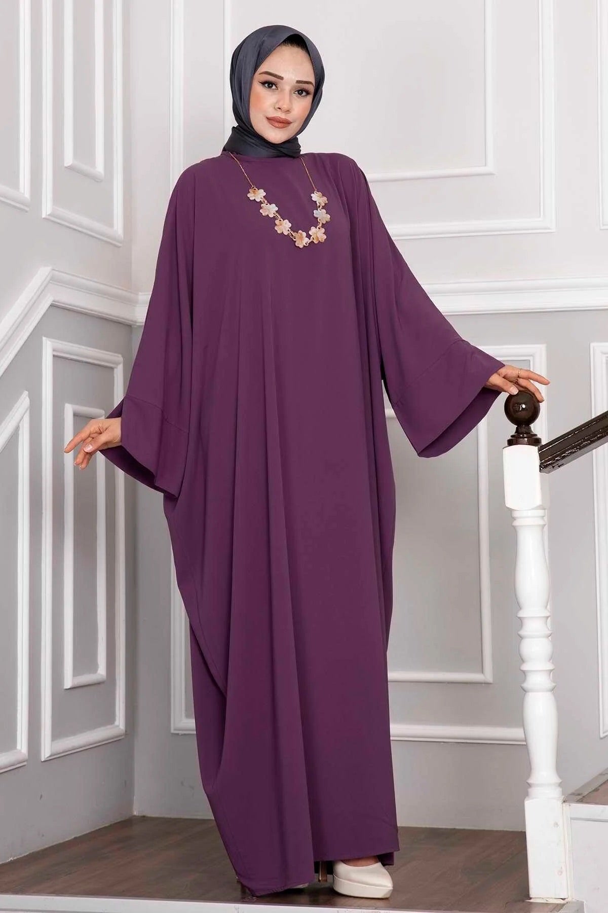 Abaya mauve