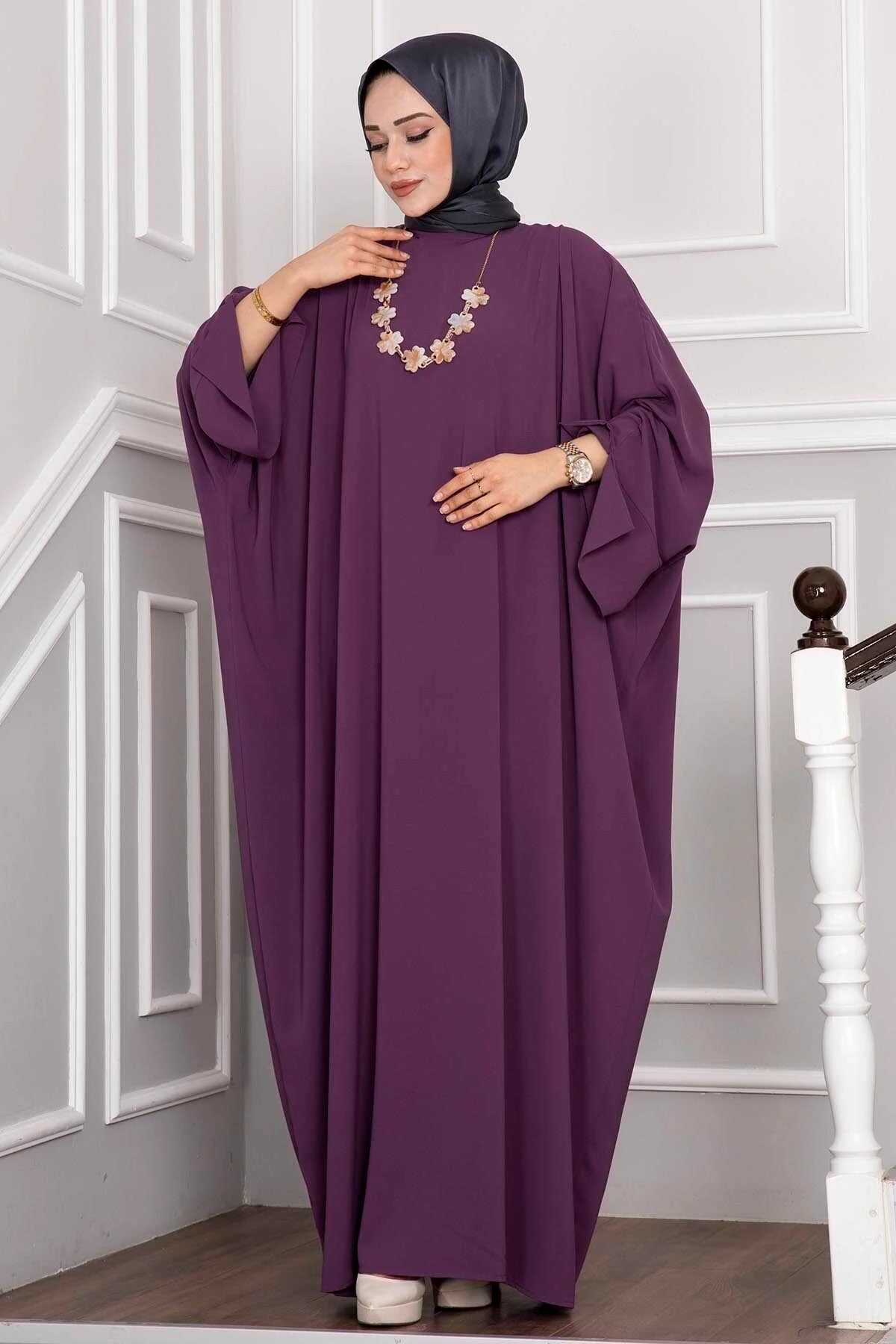 Abaya mauve