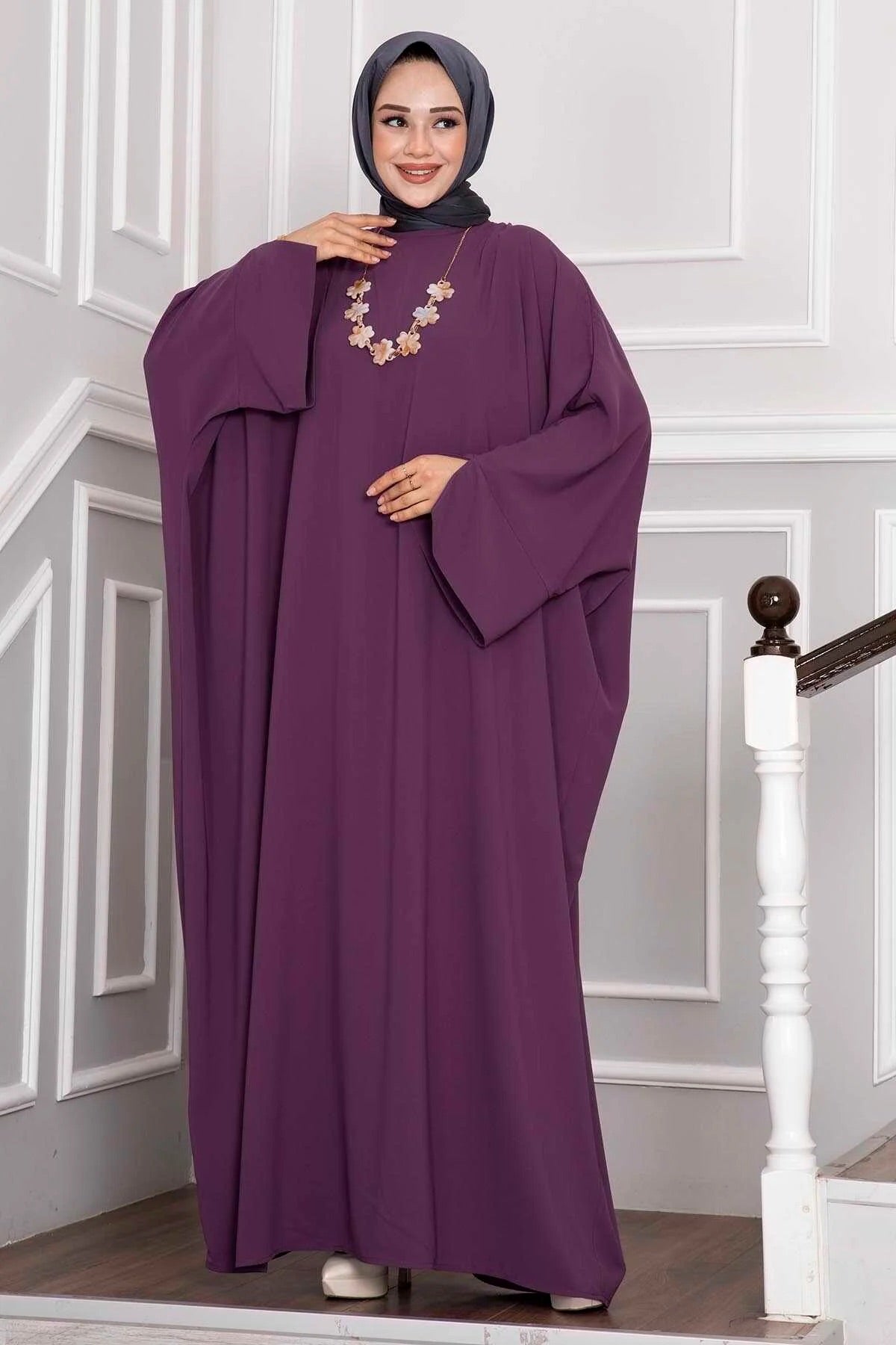 Abaya mauve