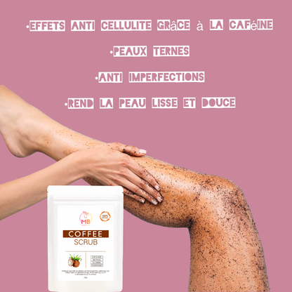 GOMMAGE EFFET ANTI CELLULITE CAFÉINE PACK DE 5