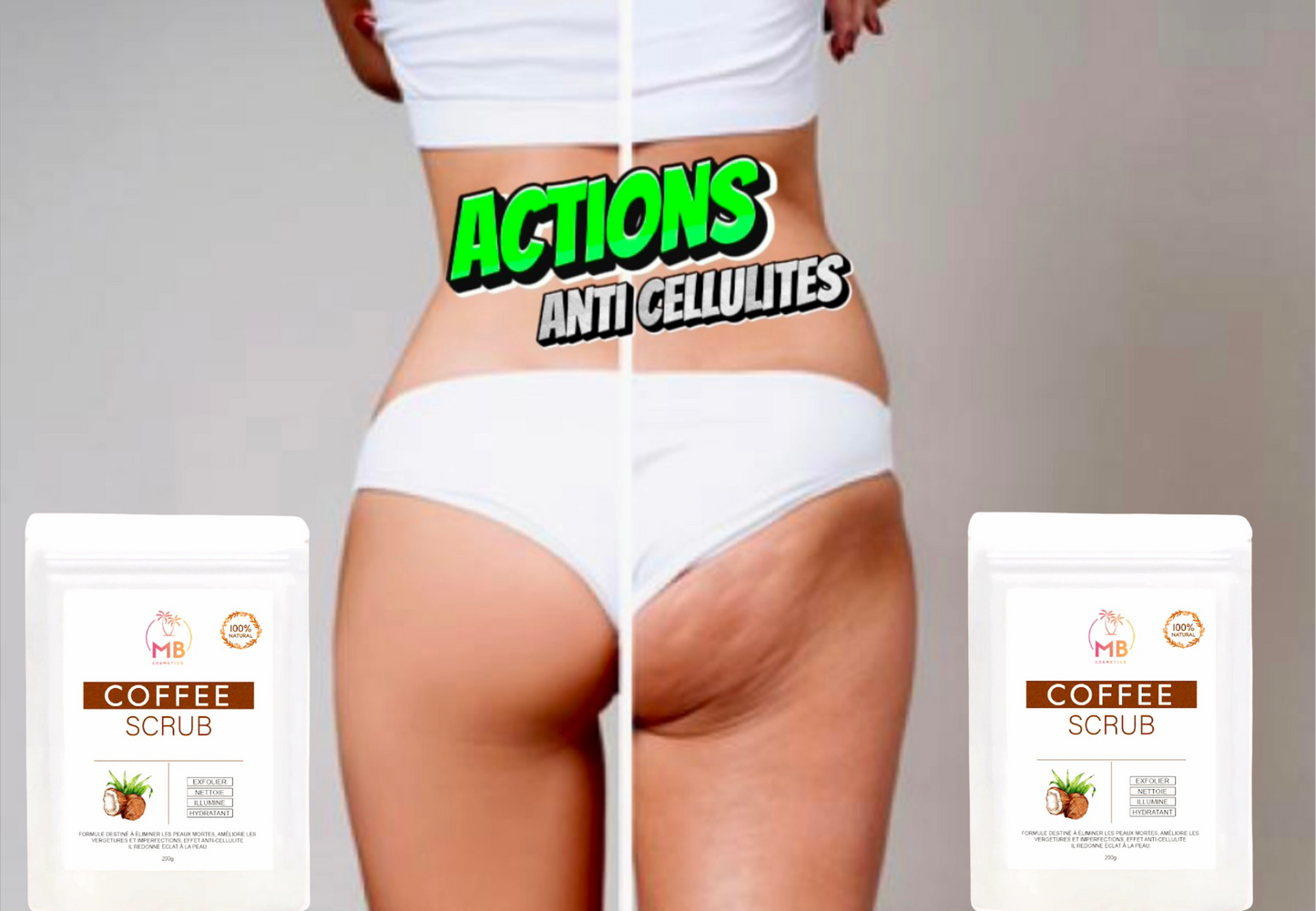 Gommage anti cellulite pack de 2