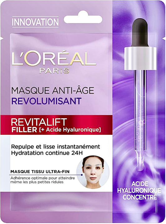 Revitalift Filler Masque Tissu Anti-Age Revolumisant Acide Hyaluronique